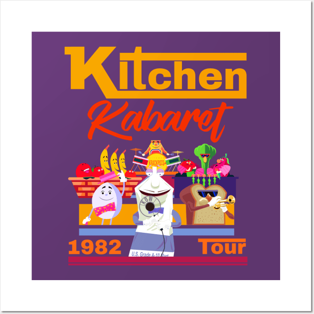 1982 Kitchen Kabaret Tour Wall Art by DeepDiveThreads